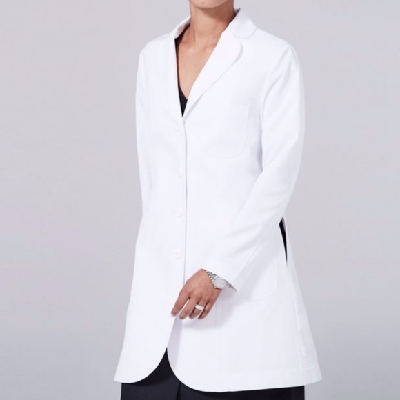 petite lab coat